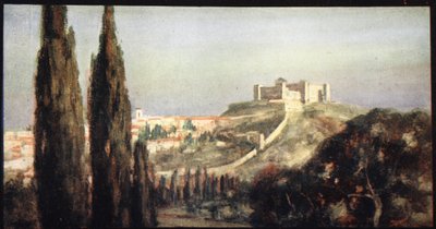 Spoletto, the Birthplace of Saint Benedict, Illustration from 