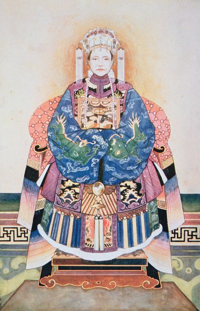 Tzu-Hsi, after a Chinese drawing by Stephen Reid