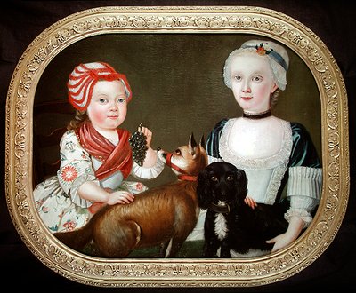Portrait of Two Young Girls by Stephen Slaughter