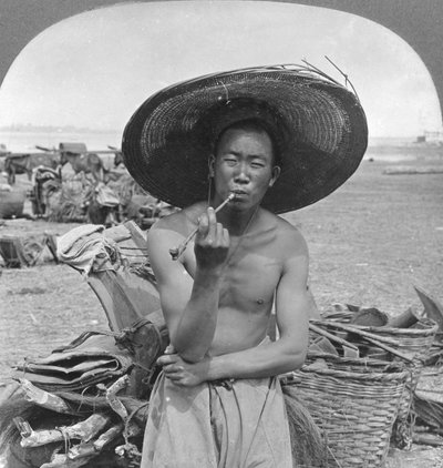 Typical Chinaman, Bhamo, Burma by Stereo Travel Co