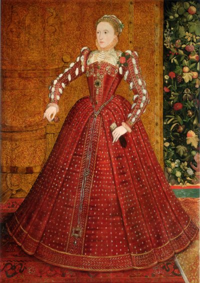 Portrait of Elizabeth I of England (The Hampden Portrait), ca 1563 by Steven van der Meulen