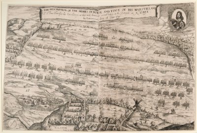 Description of the Armies of Horse and Foot of His Majesties, and Sir Thomas Fairfax; the Fourteenth Day of June 1645 by Streeter