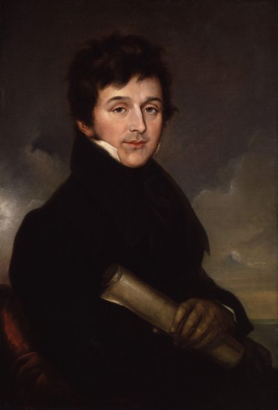 Portrait of the composer Charles Edward Horn, 1786-1849 by Stroely