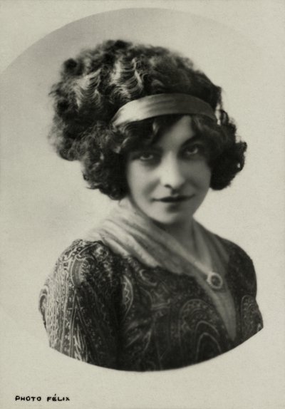 Portrait of the French Artist Polaire by Studio Felix