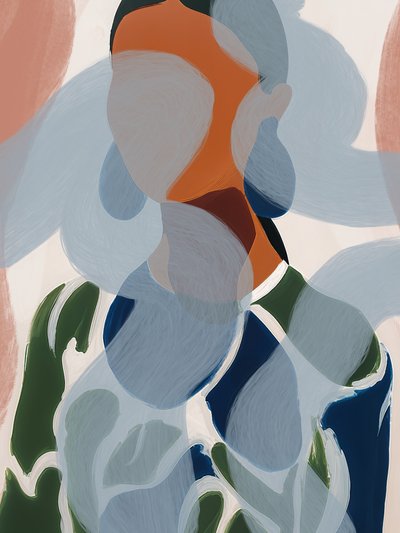 Abstract Woman Portrait by Studio Palette