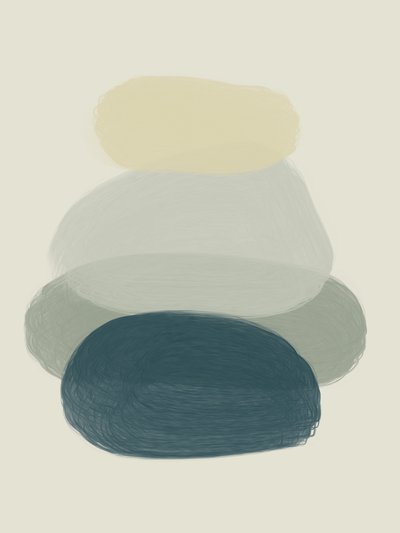 Calm Stone Stack by Studio Palette