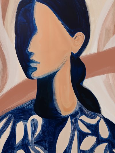 Elegant Blue Profile by Studio Palette