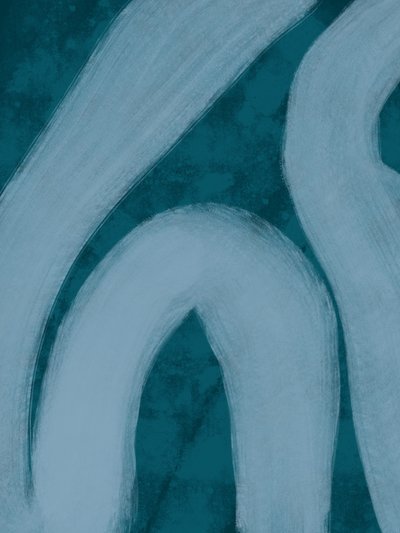 Fluid Aqua Arches by Studio Palette