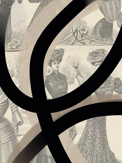Stylish Vintage Fashion Abstract by Studio Palette