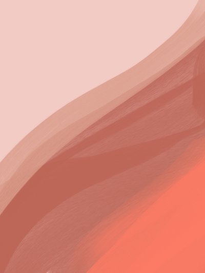Warm Blush Abstract by Studio Palette