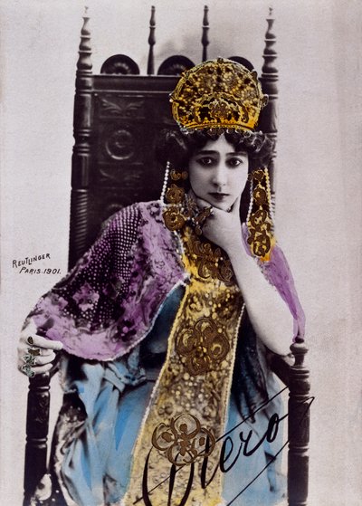 Portrait of Caroline (La Belle) Otero (1868-1965) by Studio Reutlinger