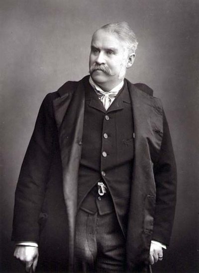 Sir William Schwenck Gilbert, Playwright, Portrait Photograph by Studio Walery
