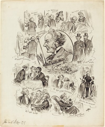 Days with Celebrities: Mr. Millais, R.A. by Studio of Alfred Bryan