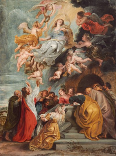 The Assumption of the Virgin by Studio of Sir Peter Paul Rubens