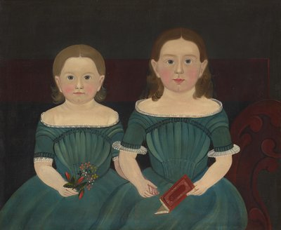 Mary and Elizabeth Hathaway, c.1849 by Sturtevant J. Hamblin