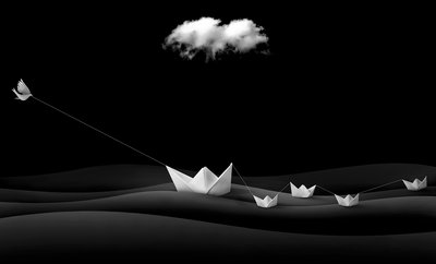 Paper Boat Journey by Sulaiman Almawash