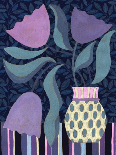 Vibrant Floral Still Life by Susan Black