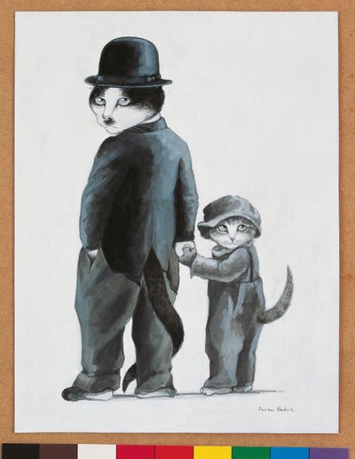 Illustration from Cats Galore! A Compendium of Cultured Cats by Susan Herbert
