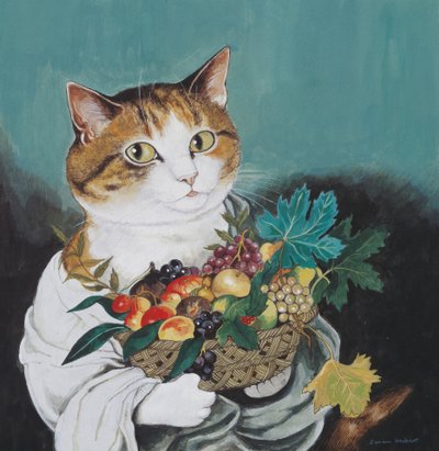 Illustration from Cats Galore! A Compendium of Cultured Cats by Susan Herbert