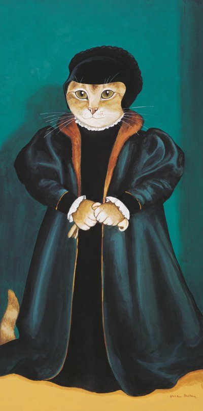 Illustration from Cats Galore! A Compendium of Cultured Cats by Susan Herbert