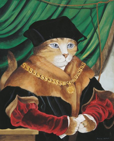 Illustration from Cats Galore! A Compendium of Cultured Cats by Susan Herbert