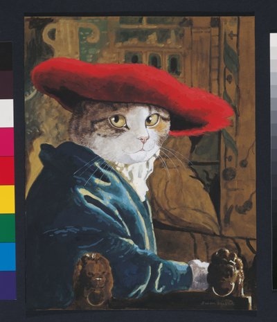 Illustration from Cats Galore! A Compendium of Cultured Cats by Susan Herbert