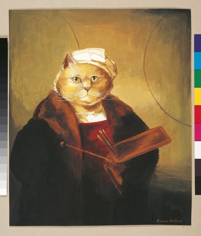 Illustration from Cats Galore! A Compendium of Cultured Cats by Susan Herbert