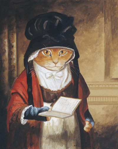 Illustration from Cats Galore! A Compendium of Cultured Cats by Susan Herbert
