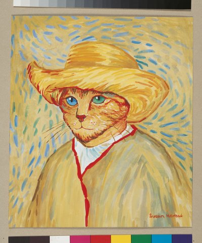 Illustration from Cats Galore! A Compendium of Cultured Cats by Susan Herbert