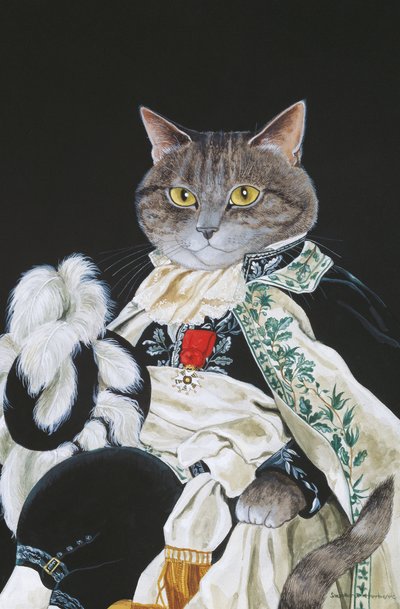 Illustration from Cats Galore! A Compendium of Cultured Cats by Susan Herbert