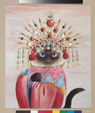 Illustration from Cats Galore! A Compendium of Cultured Cats by Susan Herbert