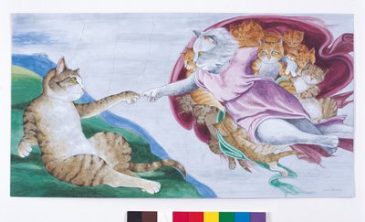 Illustration from Cats Galore! A Compendium of Cultured Cats by Susan Herbert