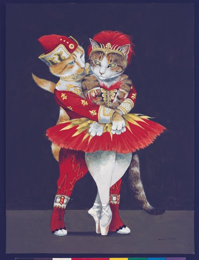 Illustration from Cats Galore! A Compendium of Cultured Cats by Susan Herbert