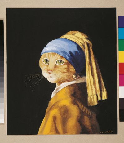 Illustration from Cats Galore! A Compendium of Cultured Cats by Susan Herbert