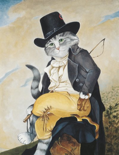 Illustration from Cats Galore! A Compendium of Cultured Cats by Susan Herbert