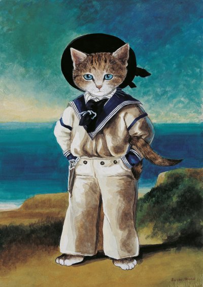 Illustration from Cats Galore! A Compendium of Cultured Cats by Susan Herbert