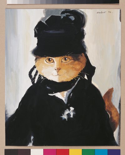 Illustration from Cats Galore! A Compendium of Cultured Cats by Susan Herbert
