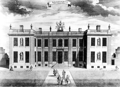 View of Marlborough House in Pall Mall, Westminster, 1741 by Sutton Nicholls