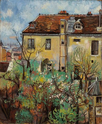 Garden on Rue Cortot, 1928 by Suzanne Valadon