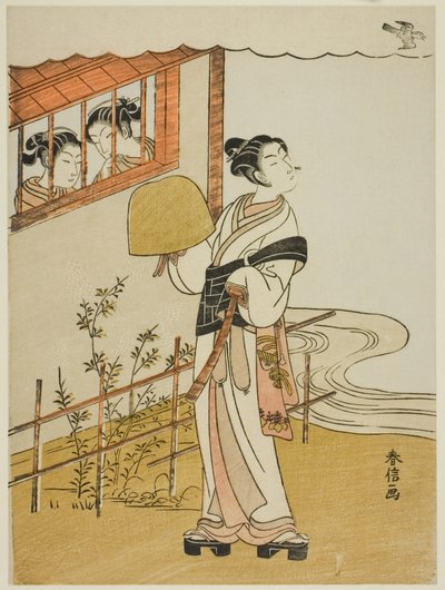 The Fourth Month, from the series "Popular Versions of Immortal Poets in Four Seasons" by Suzuki Harunobu