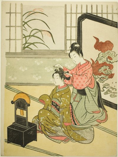 Autumn Moon in the Mirror, from the series 