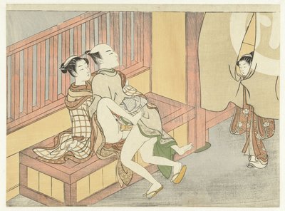 Caught in the Act by Suzuki Harunobu