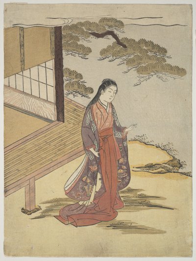 Lady Komachi by Suzuki Harunobu