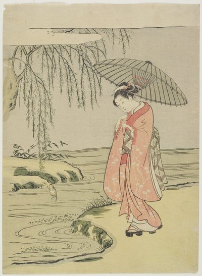 Mitate of the Calligrapher Ono no To_fu_ by Suzuki Harunobu