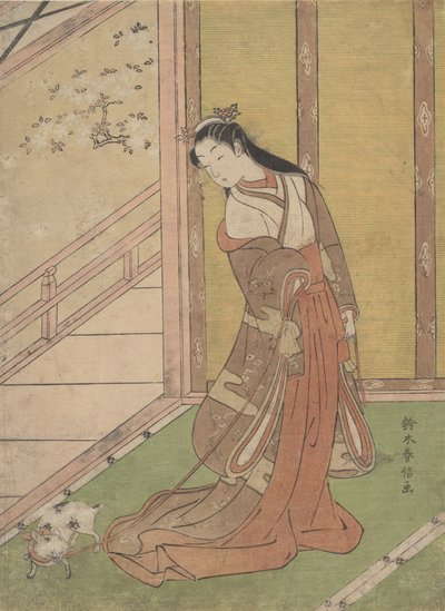 Onna San no Miya the Third Princess, 1768-70 by Suzuki Harunobu