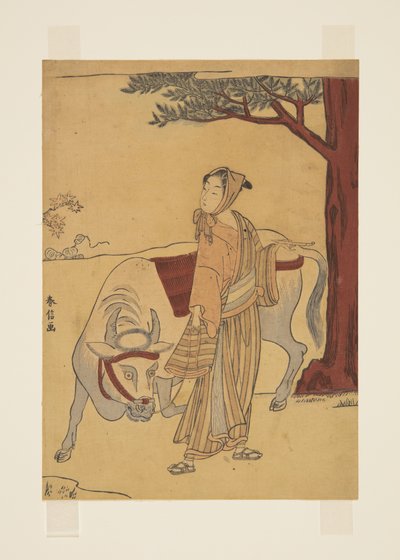 Parody of the Story of Chao Fu by Suzuki Harunobu