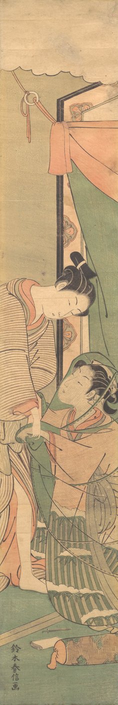 Parting of Lovers: The Morning After by Suzuki Harunobu