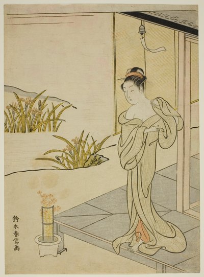 Summer, from the series "New Versions of Flowers of the Four Seasons" by Suzuki Harunobu