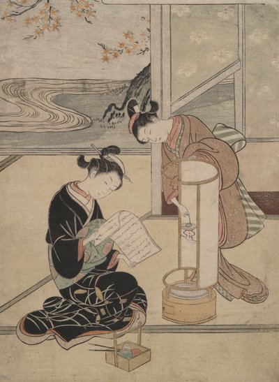 The Evening Glow of the Lamp: Eight Parlor Views by Suzuki Harunobu