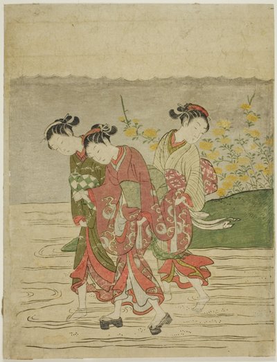 The Jewel River at Ide, from an Untitled Series of Six Jewel Rivers by Suzuki Harunobu